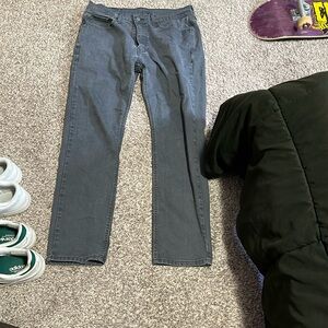 Grey Levi’s jeans